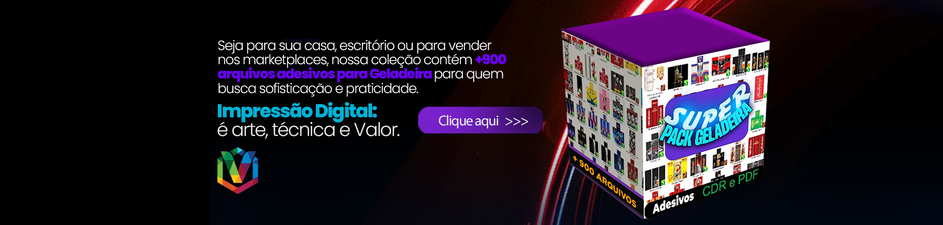 Pack arte geladeiras