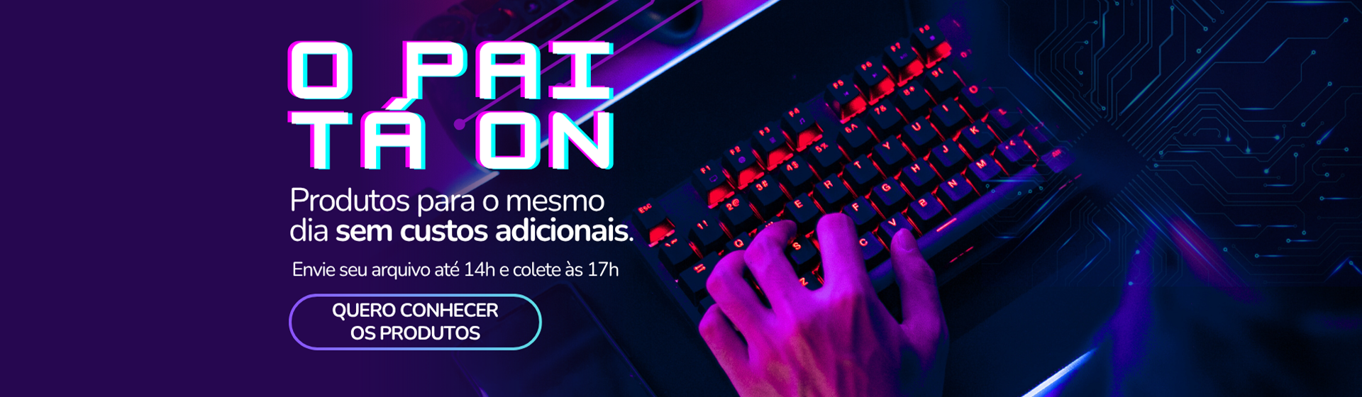 Produtos para o Mesmo dia