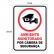 Kit 5 Placas \"Ambiente Monitorado por Câmera de Segurança\"