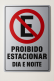Placa ACM Proibido Estacionar