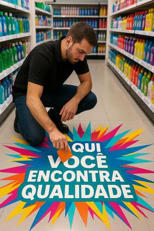 Adesivo para Piso Vinil Super Cola Branca Venda por m2 4x0 Impresso em Alta Resolução Com Laminação Piso 