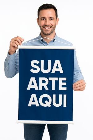 Banner em Lona Lona Fosca Medidas Padrões 4x0 Sem Verniz Corte Reto Pedido Mínimo R$ 50,00