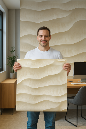 DECCOR | STONE Vinil Adesivo 58x300 cm 4x0 Impresso Corte Reto 