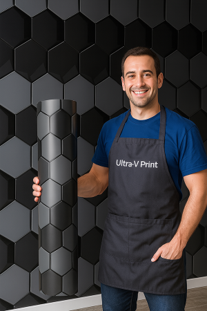 Platinum DECCOR | 3D COLORS Vinil Adesivo 58x300 cm 4x0 Impresso Corte Reto 