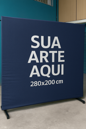 Tecido para Backdrop Dupla Face Tecido Helanca 2,80x2 m 4x4 Sublimado Costura e Velcro 